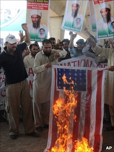 Anti US protest in Pakistan